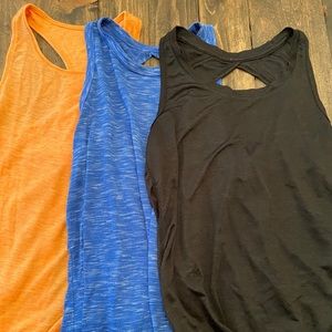 Lot of 3 exercise tanks. Size small
